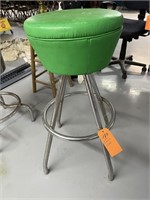 Tall green stool