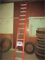24' Werner Fiberglass Extension Ladder