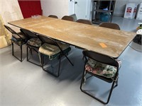 5 banquet tables - 8 chairs w/each table