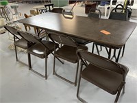 3 banquet tables - 8 chairs w/each table