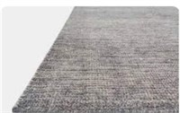 4'x6' Serena Hand Knotted Charcoal Area Rug