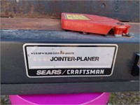 Craftsman 4 1/8" Jointer-Planer, W-21 1/2" 5/8 hp