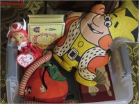 Box of Vintage Toys & More
