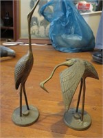 Pair of Brass Loons