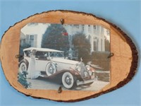 Picture of Vintage Car on Wood