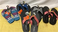 5 pairs summer sandals Various Sizes