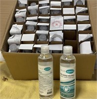 Box of 36 8oz bottles of hand sanitizer by True