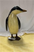 Wooden Penguin decoration 11” tall