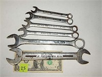 6 End Wrenches Assorted Brands & Sizes