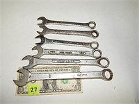 7 Assorted Brands & Sizes End Wrenches