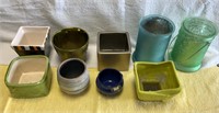 Lot of miscellaneous flower pots and