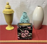 4 large vases
