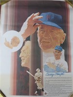 Coca Cola Baseball Greats Poster "Casy Stengel"