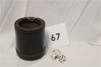 DICE CUP WITH DICE