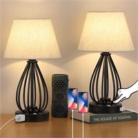 NEW $47 Set of 2 Touch Control Desk Lamps