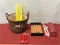 Basket of candles