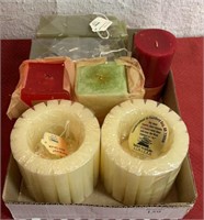 Box of 7 scented candles
