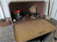 Vintage Bread Box w/Tools