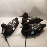 lot of 3 decoys, two with AH initials