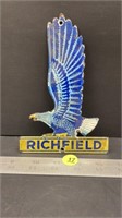REPRODUCTION Layered Porcelain Sign - Richfield