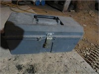 Plastic Tool Box with Contents