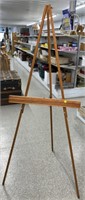 Adjustable Wooden Easel (66"H).  NO SHIPPING
