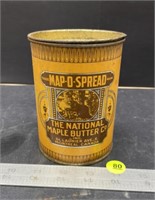 Vintage Map-O-Spread Tin