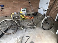 Vintage Schwinn Twinn Tandem Seat Bicycle