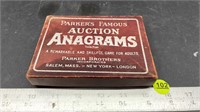 Vintage Parker Brothers Auction Anagrams Game *SC