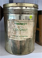 15lb Foster's Coconut Tin