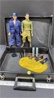 2 Vintage Action Figures with Accessories