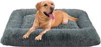 NEW $66 (35 X 51 Inch) Calming Faux Fur Dog Bed