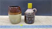Vintage Ceramic Mountain Dew Jug (Gift craft) and