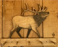 24" Elk Coat Rack