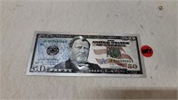 LEGAL TENDER COMMERATIVE  $50  BILL THICK STOCK