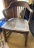 Vintage Barrel Back Arm Chair