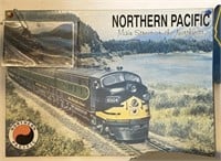 Northern Pacific Railroad Metal Train Sign