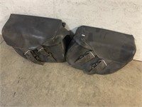 HARLEY DAVIDSON LEATHER SADDLE BAGS