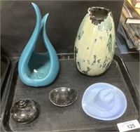 Mid Century Holland Mold Vase, Ceramic Planter.