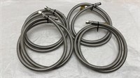 EZ-FLUID 60” LEAD FREE STAINLESS STEEL HOSE FOR