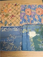 Lot of 4 Fabric Remnants