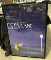 La La Land Framed Movie Poster.