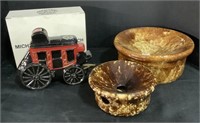 NOS Michter’s Stagecoach Decanter, Spitoons.