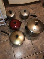 (5) Covered Cookpans