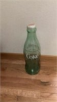 Large glass coke bottle 20" tall