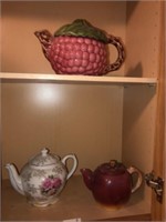 (3) Tea Pots
