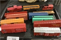 HO Scale Train Freight Box Cars & Others.