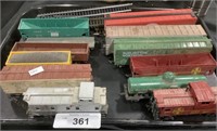HO Scale Freight & Box Cars.