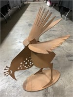Metal Bird Sculpture.