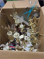Lot of Various Sports Trophies